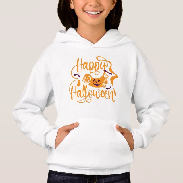 Happy Halloween chauves-souris Jack-o'-lantern (Devant)