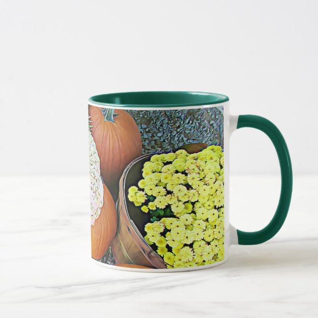 Happy Halloween Citrouilles maman café Mug (Droite)