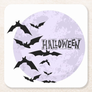 Happy Halloween Dessous-de-verre en papier