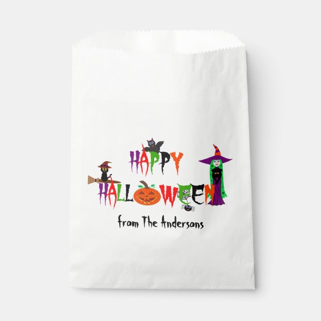 Happy Halloween Favoriser les sacs (Devant)