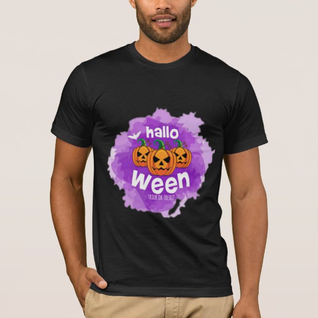 Happy Halloween images T-shirt tendance et mignon (Devant)