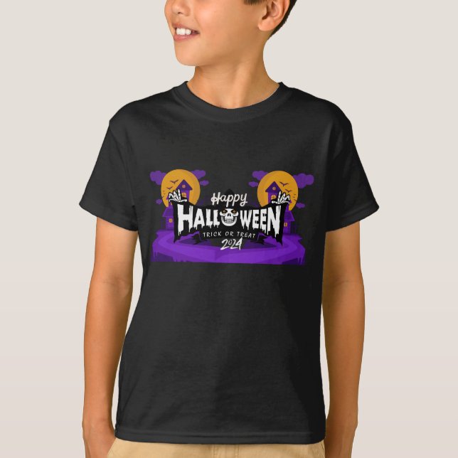 Happy Halloween Kids Tshirts vêtements mode 2024 (Devant)