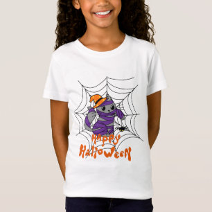 Happy Halloween Kitty dans Spider Web Kids T-Shirt