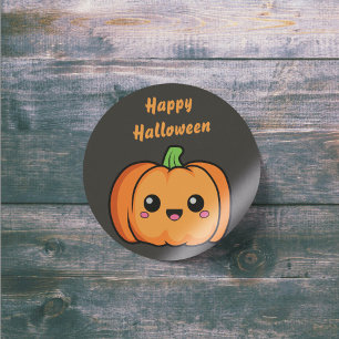 Happy Halloween mignon Sticker Citrouille