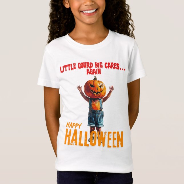 Happy Halloween mignonne T-shirt drôle pour les en (Devant)