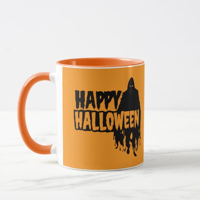 Happy Halloween: Mug with Mysterious Silhouette (Gauche)