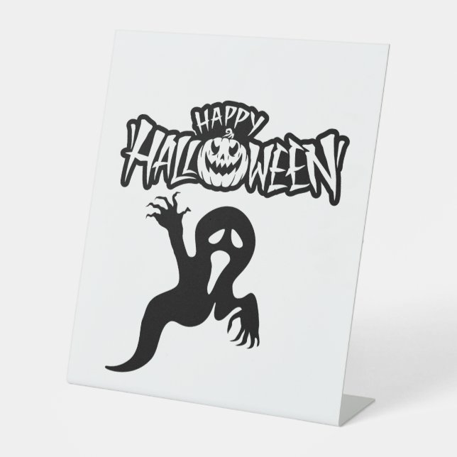 Happy Halloween Panneau sur pied (Recto)
