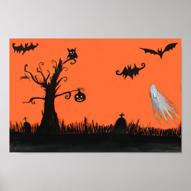 Happy Halloween Poster de valeur papier (Devant)