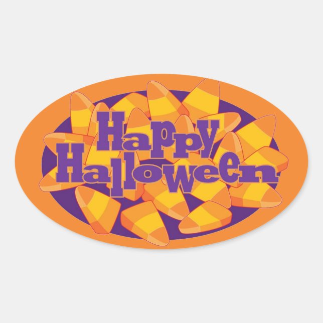 Happy Halloween Sticker (Devant)