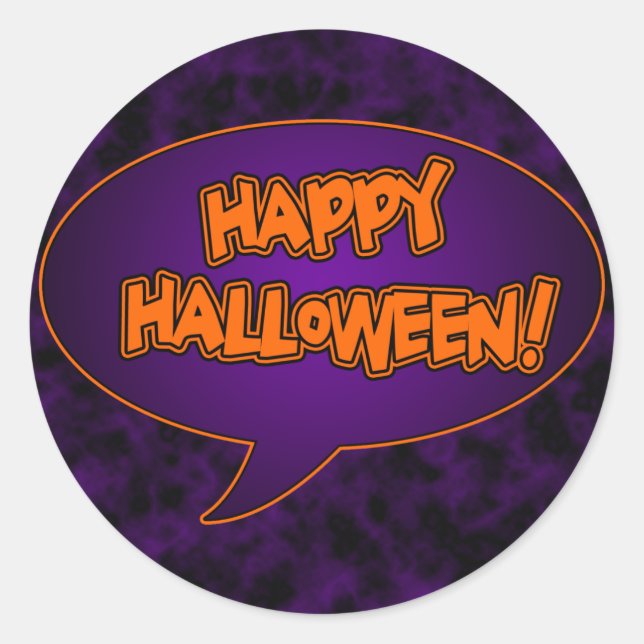 Happy Halloween stickers (Devant)