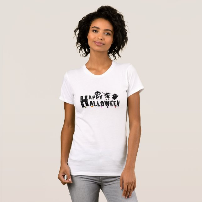 Happy Halloween T-shirt (Devant entier)