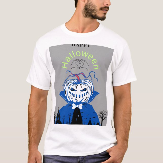 Happy Halloween T-Shirt de base hommes (Devant)