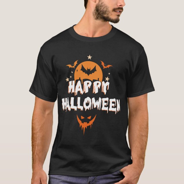 "Happy Halloween T-Shirt - Saison Éffrayante class (Devant)