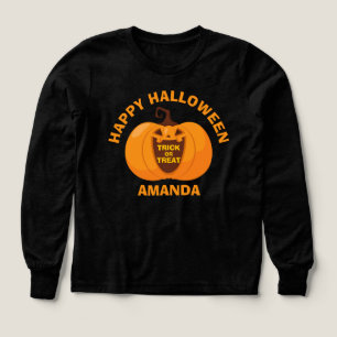 Happy Halloween Trick ou Treat Cute Orange Citroui