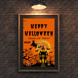 Happy Halloween Trick ou Treat Poster