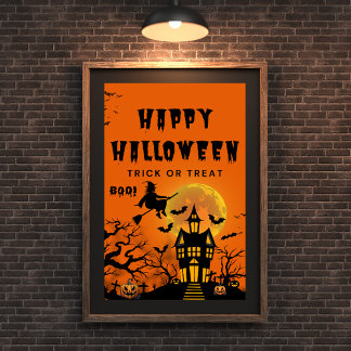 Happy Halloween Trick ou Treat Poster