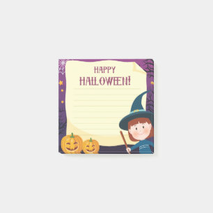 Happy Halloween Witch 3" x 3" Post-it® Notes