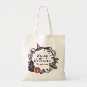Happy Halloween Wreath Trick ou Sac fourre-tout de