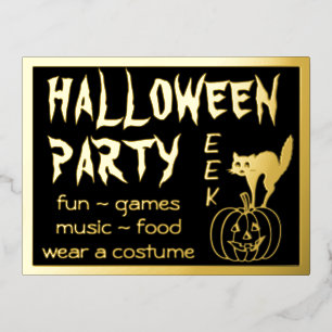 Happy Hallowen Costume Party Invitation