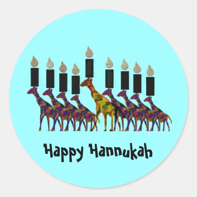 Happy Hannukah Stickers (Devant)