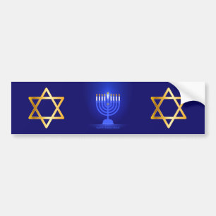 Happy Hanoukka Bumper Sticker