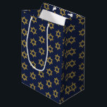 Happy Hanoukka Chanukah Gite Sac cadeau<br><div class="desc">La conception simulée de feuille d'or Faux est incorporée dans cette conception. Vous pouvez trouver d'autres éléments de coordination dans notre collection "Happy Hanoukka Chanukah".</div>