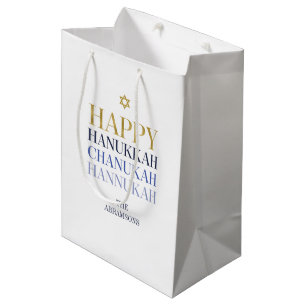 Happy Hanoukka Chanukah Gite Sac cadeau
