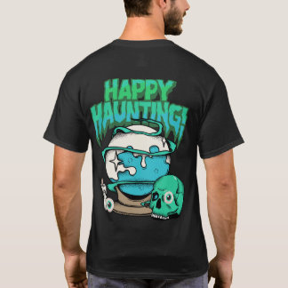"Happy Haunting" Halloween T-Shirt – Fun & Spooky 