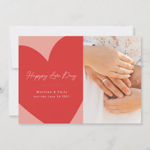 Happy Hearts Love Day Carte de vacances