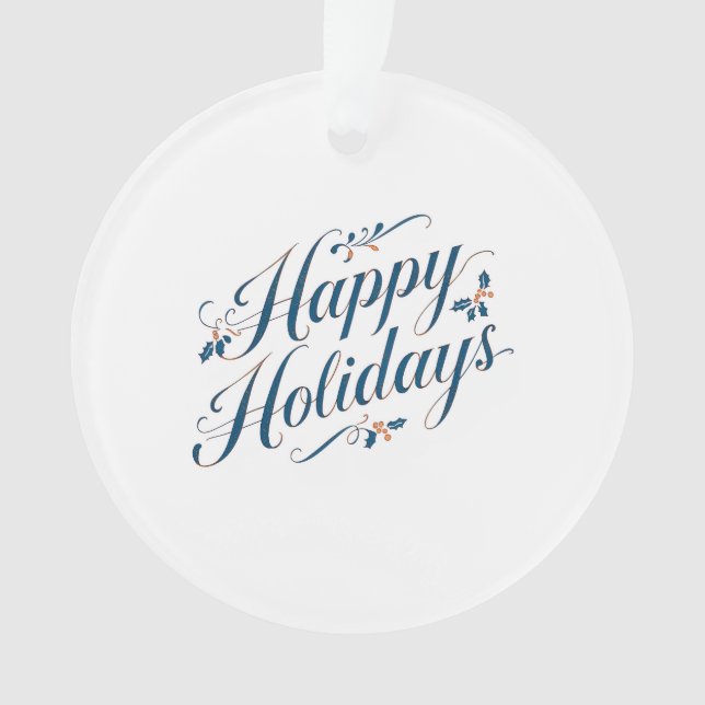 Happy Holidays Merry Christmas Family New Year (devant)