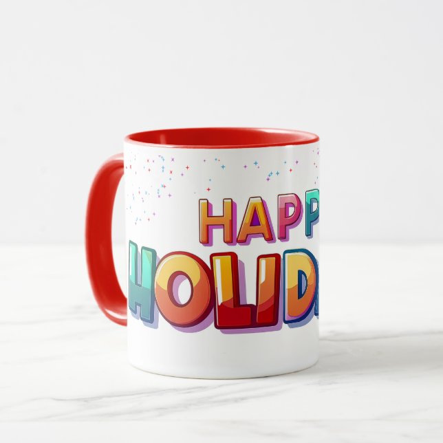 Happy Holidays Mug (Devant gauche)