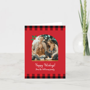 Happy Holidays texte modifiable Carte de vacances
