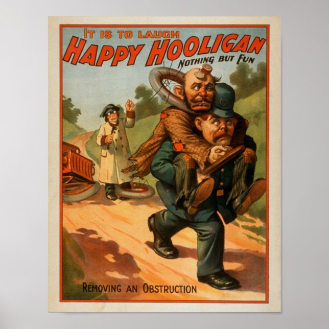 Happy Hooligan "C'est de rire" Poster du Théâtre (Devant)