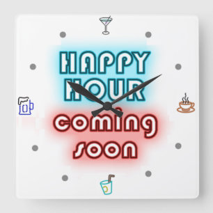 Happy Hour - Horloge murale