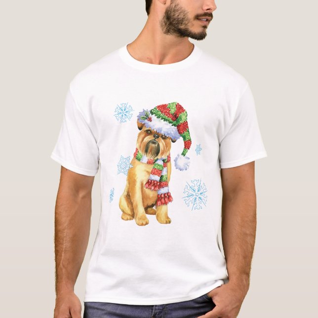 Happy Howlidays Brussels Griffon T-Shirt (Devant)
