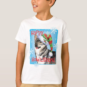 Happy Howlidays Swedish Vallhund T-Shirt