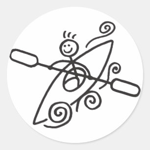 Happy Kayak Sticker