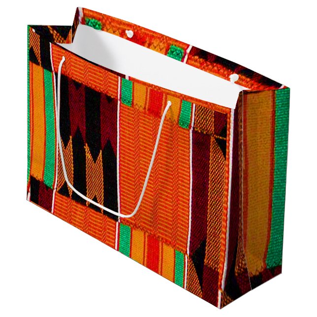 Happy Kwanzaa grand sac cadeau (Devant Angle)