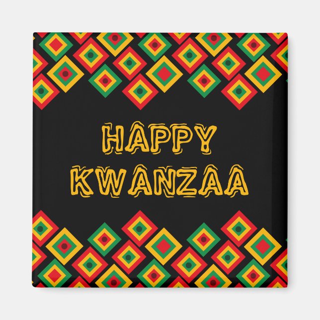 Happy KWANZAA Magnet (Devant)