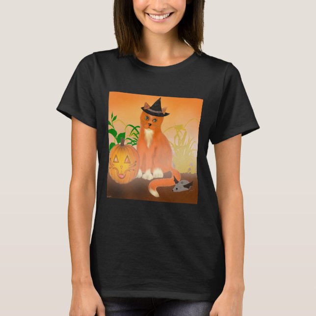 Happy Meow-lloween T-shirt (Devant)