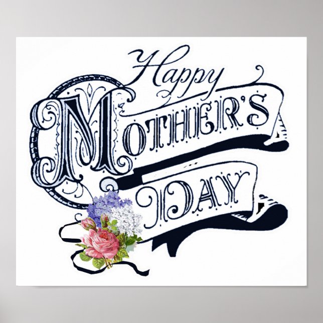 Happy Mother's Day Custom Poster (Devant)