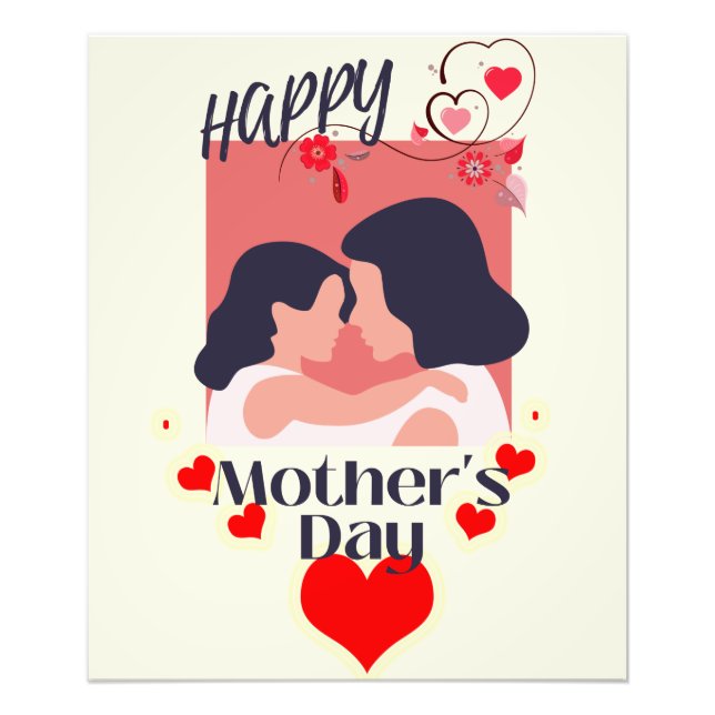 happy Mother's Day .   Photo Print (Devant)