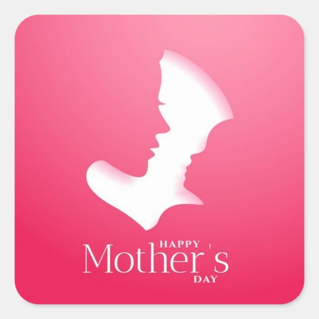 Happy Mothers Day Sticker (Devant)