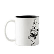 Happy Mug - Fairy Tail Black & White Manga with Co