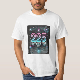 Happy New Year 2025 t-shirt Design moderne