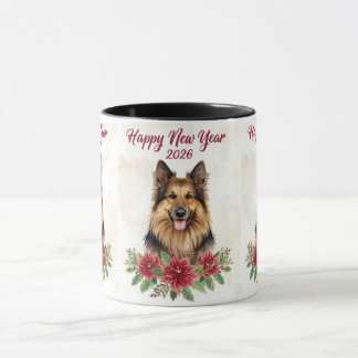 Happy New Year 2026 Dog Lover Mug