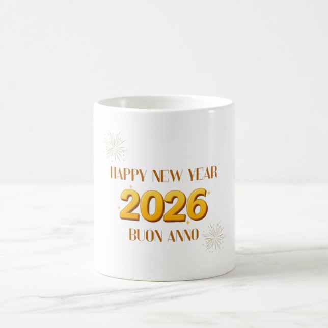 Happy New Year 2026 Mug (Centre)