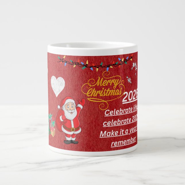 “Happy New Year 2026 Mug – Celebrate with Sparkle  (Devant)