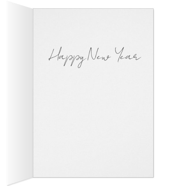 Happy New Year Card (Intérieur (Droit))