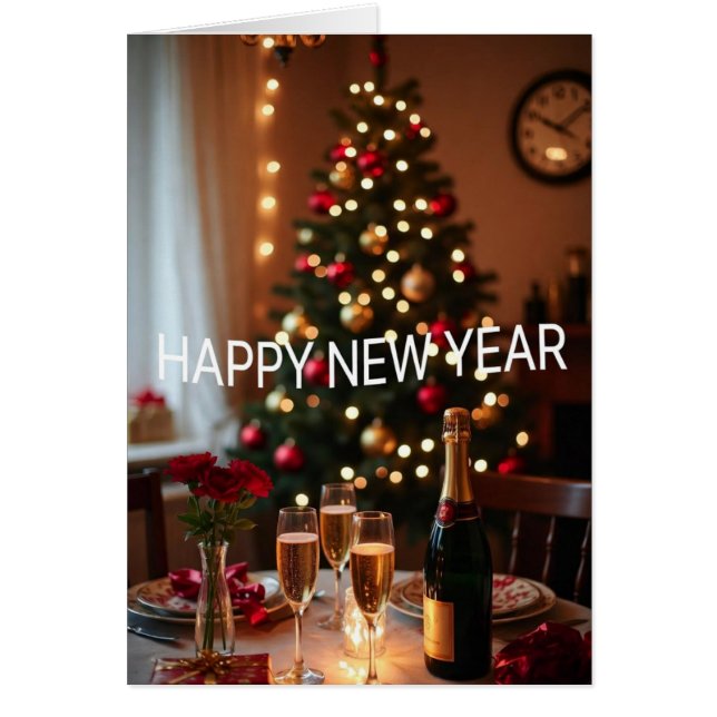 Happy New Year Card (Devant)